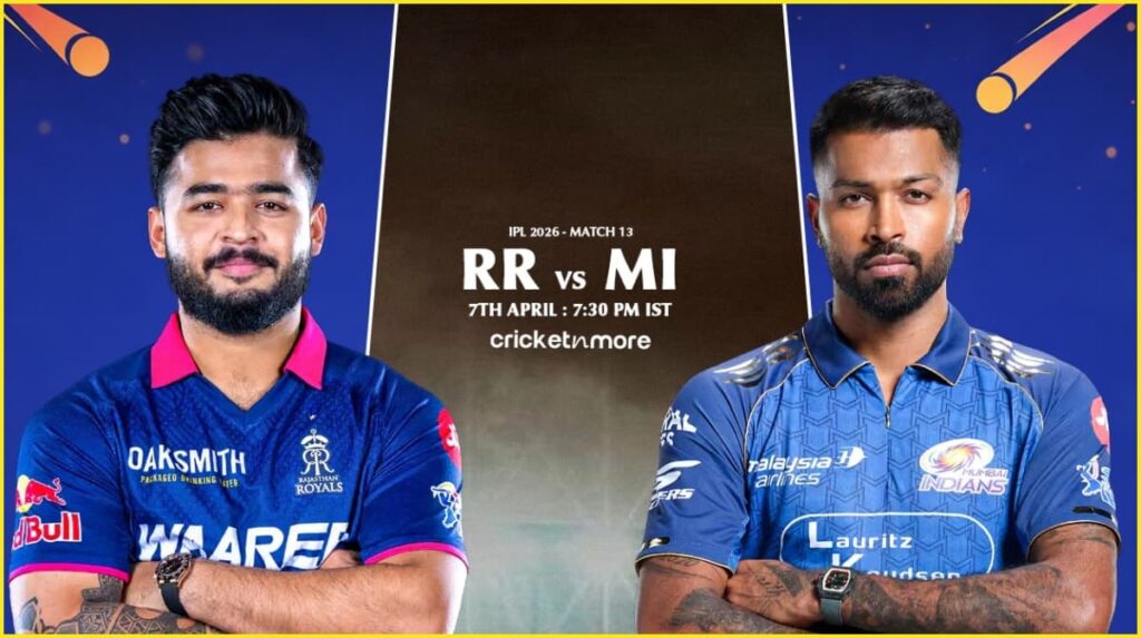 RR vs MI IPL prediction 2026